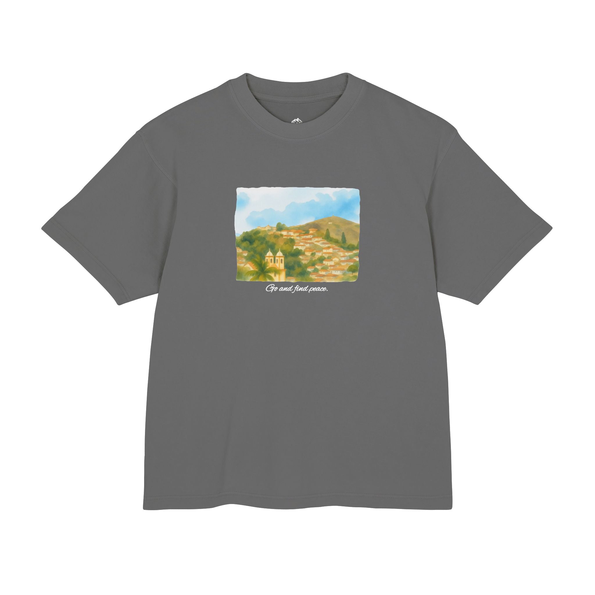 Graphic Tee — "Go and find peace"