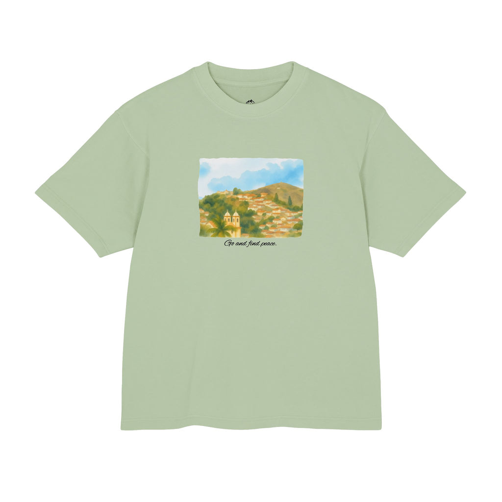 Graphic Tee — "Go and find peace"