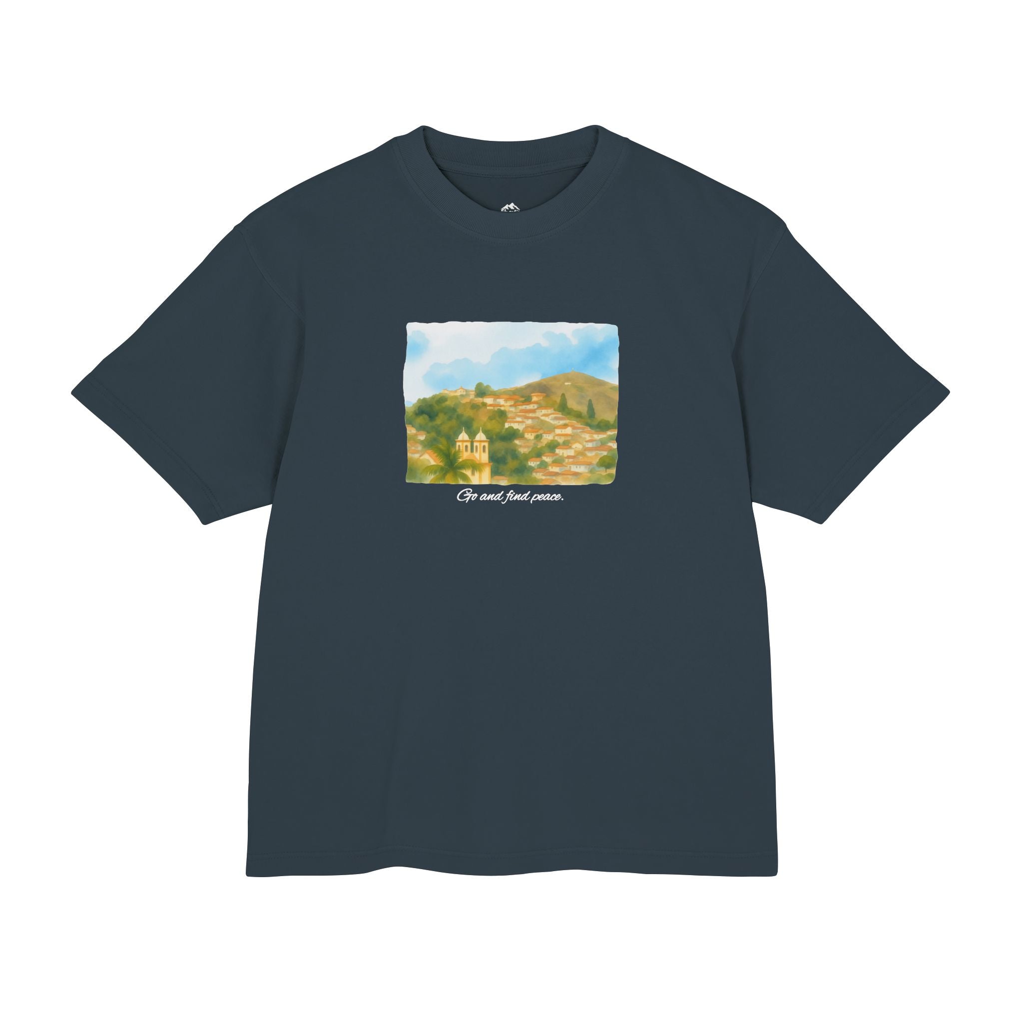 Graphic Tee — "Go and find peace"